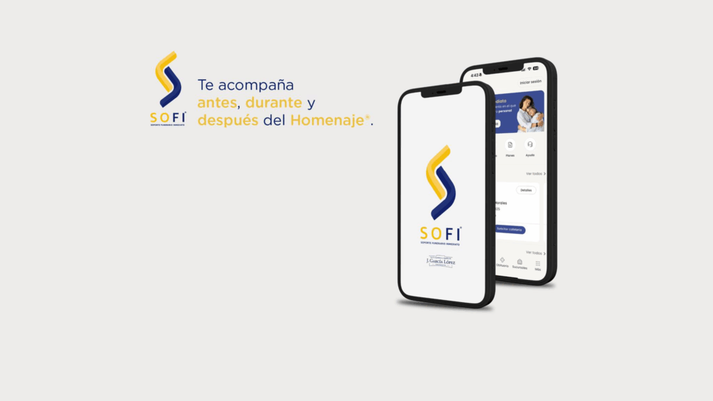app funeraria SOFI en Crossing World Group